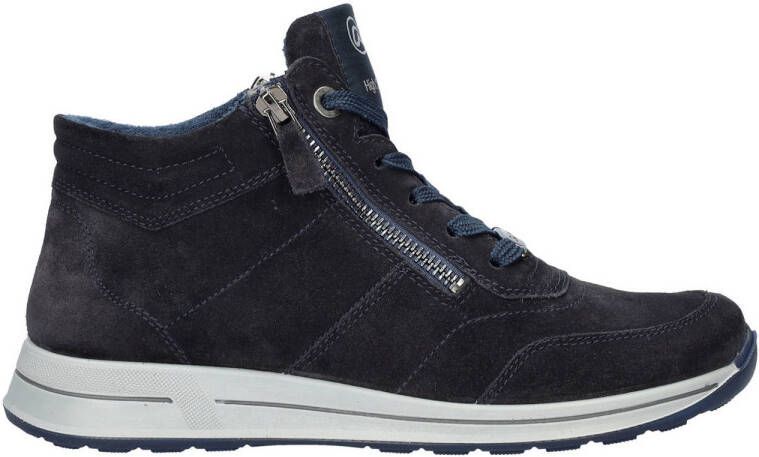 Ara suède sneakers donkerblauw