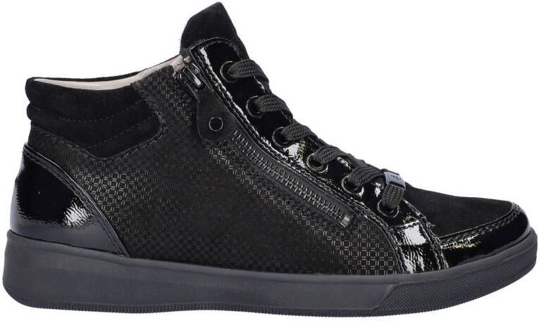 Ara Rome Hightop lakleren sneakers zwart