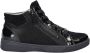 Ara Rome Hightop lakleren sneakers zwart - Thumbnail 1