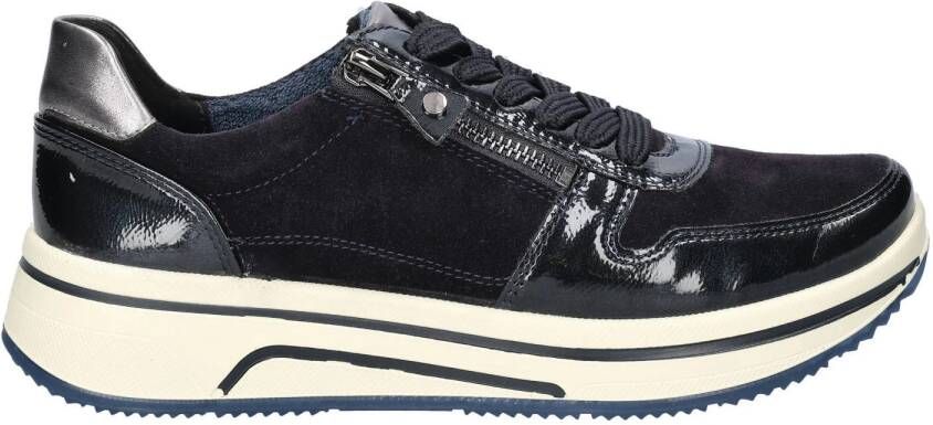 Ara Sapporo suède sneakers donkerblauw