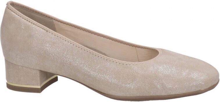 Ara suède pumps met lage hak beige - Foto 1