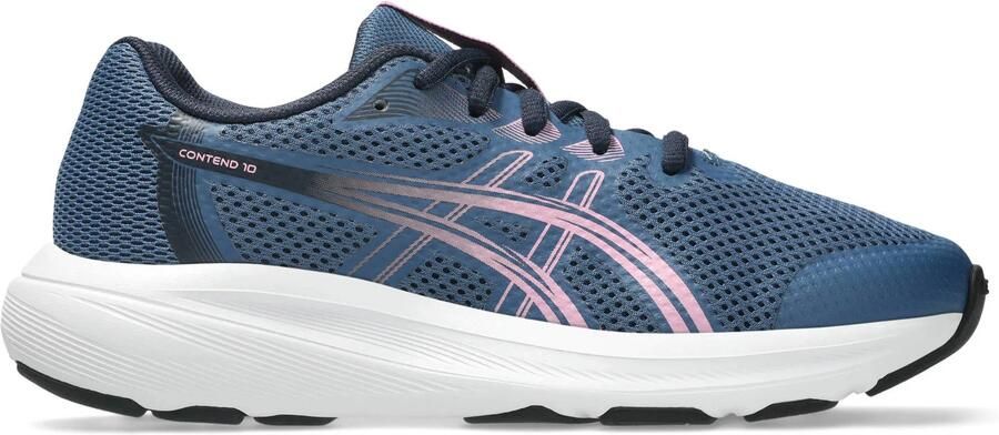 ASICS Contend 10 mesh hardloopschoenen blauw roze