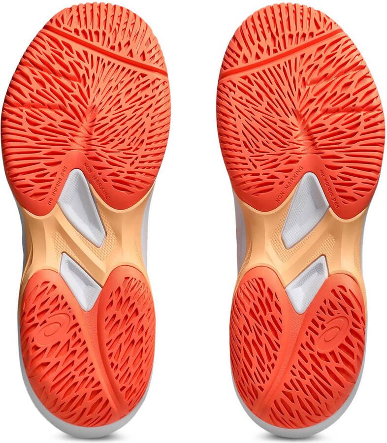 ASICS COURT HUNTER FF zaalsportschoenen wit oranje - Foto 2