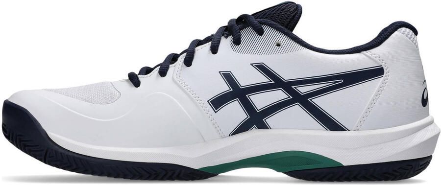 ASICS Game FF Clay OC tennisschoenen wit donkerblauw - Foto 3