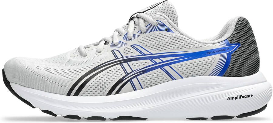 ASICS Gel-Contend 10 mesh hardloopschoenen lichtgrijs zwart