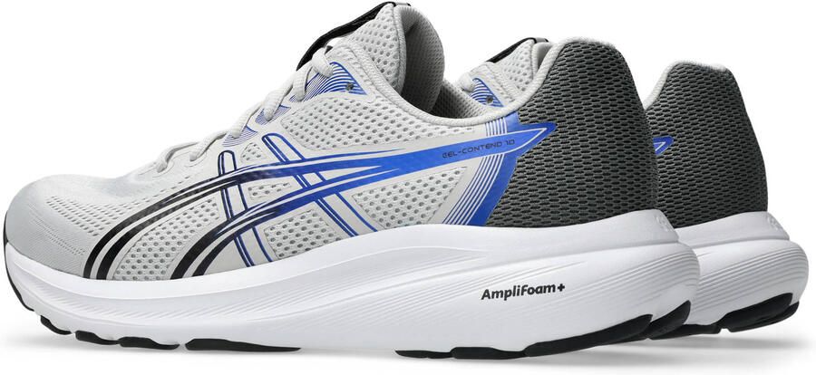 ASICS Gel-Contend 10 mesh hardloopschoenen lichtgrijs zwart - Foto 3