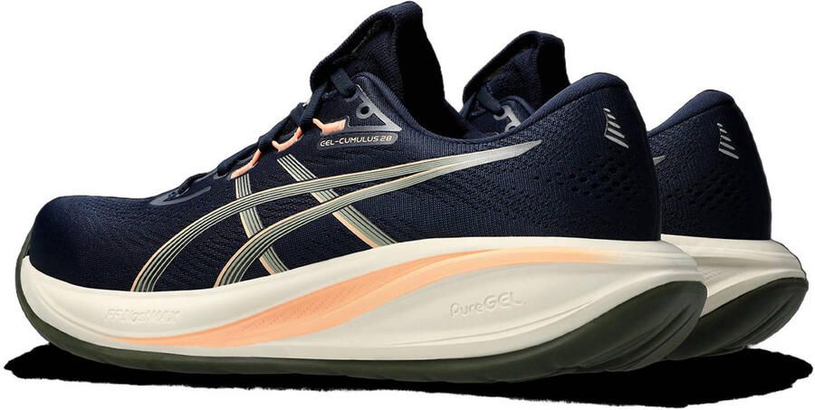 ASICS Gel-Cumulus 28 mesh hardloopschoenen antraciet aqua - Foto 3