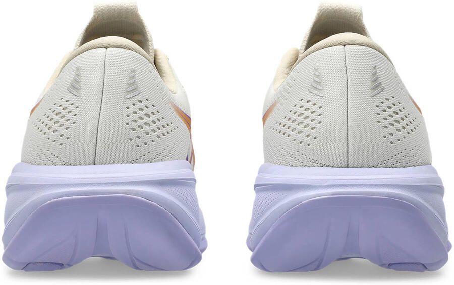 ASICS Gel-Cumulus 28 mesh hardloopschoenen ecru lila - Foto 3