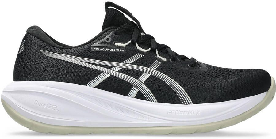 ASICS Gel-Cumulus 28 mesh hardloopschoenen zwart wit