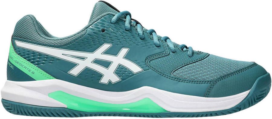 ASICS Gel-Dedicate 8 padelschoenen groen wit