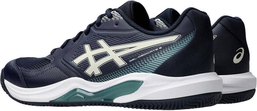 ASICS Gel-Dedicate 9 Clay tennisschoenen donkerblauw ecru - Foto 4