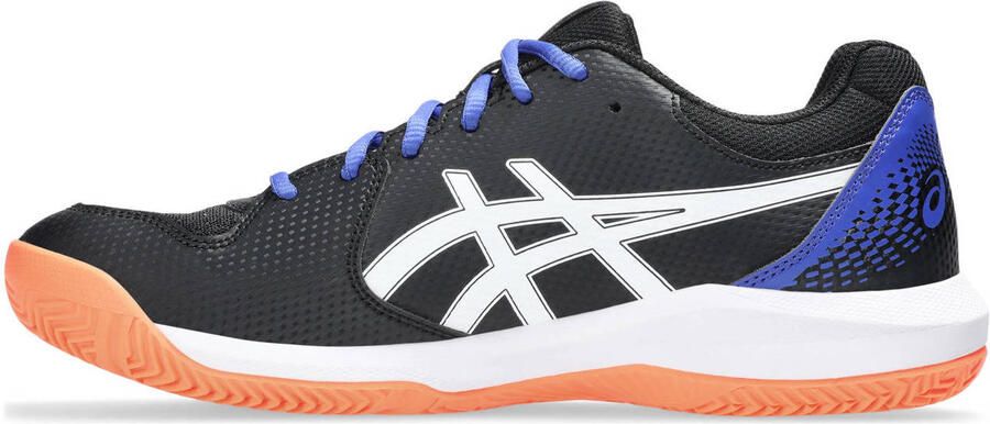 ASICS Gel-Dedicate tennisschoenen zwart wit kobaltblauw - Foto 3