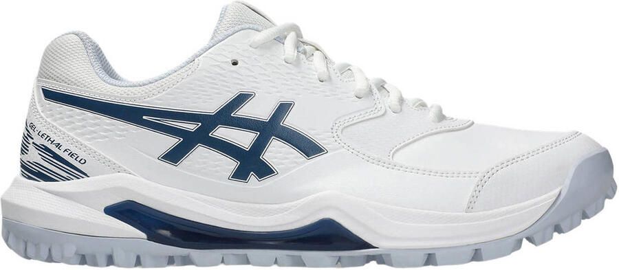 ASICS Gel-Lethal Field 2 hockeyschoenen wit blauw