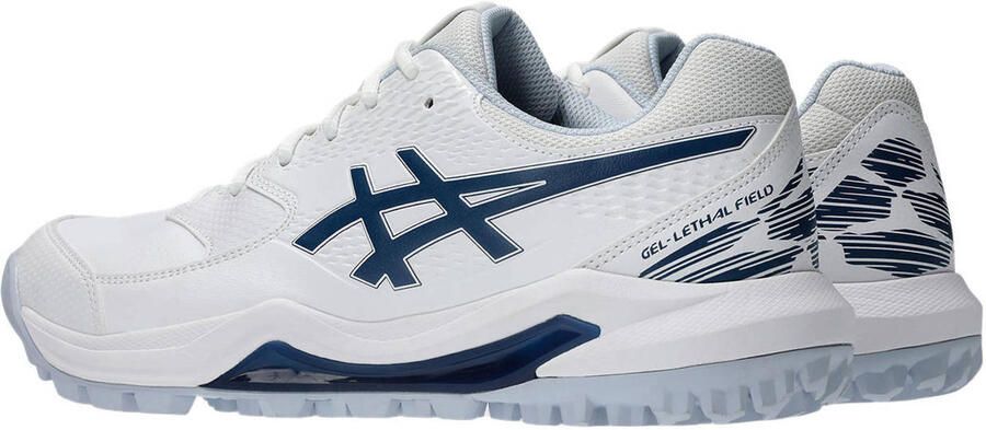 ASICS Gel-Lethal Field 2 hockeyschoenen wit blauw - Foto 3