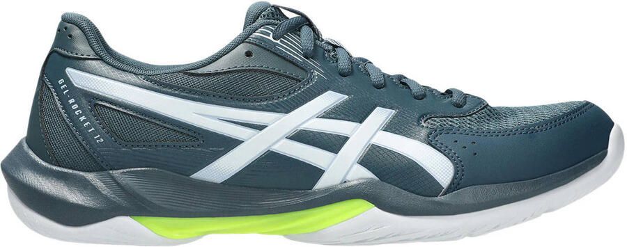 ASICS Gel-Rocket 12 mesh sportschoenen grijsblauw wit