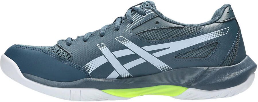 ASICS Gel-Rocket 12 mesh sportschoenen grijsblauw wit - Foto 3
