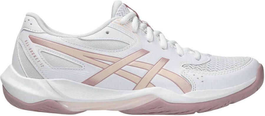 ASICS Gel-Rocket 12 zaalsportschoenen wit roze