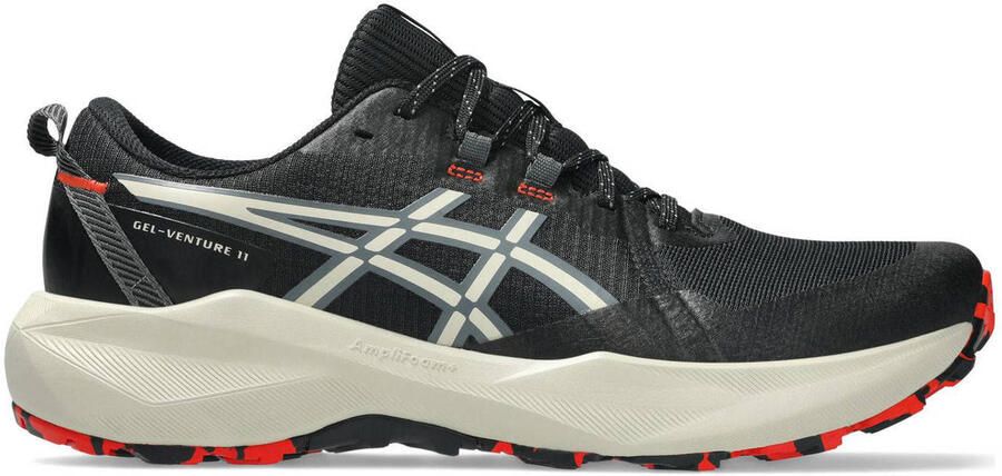 ASICS Gel-Venture 11 hardloopschoenen zwart lichtgrijs - Foto 3