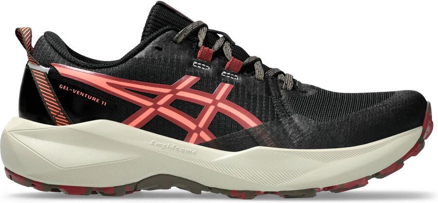 ASICS Gel-Venture 11 hardloopschoenen zwart rood