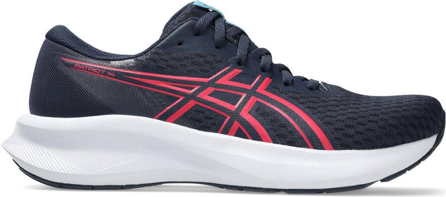 ASICS Patriot 14 hardloopschoenen donkerblauw fuchsia
