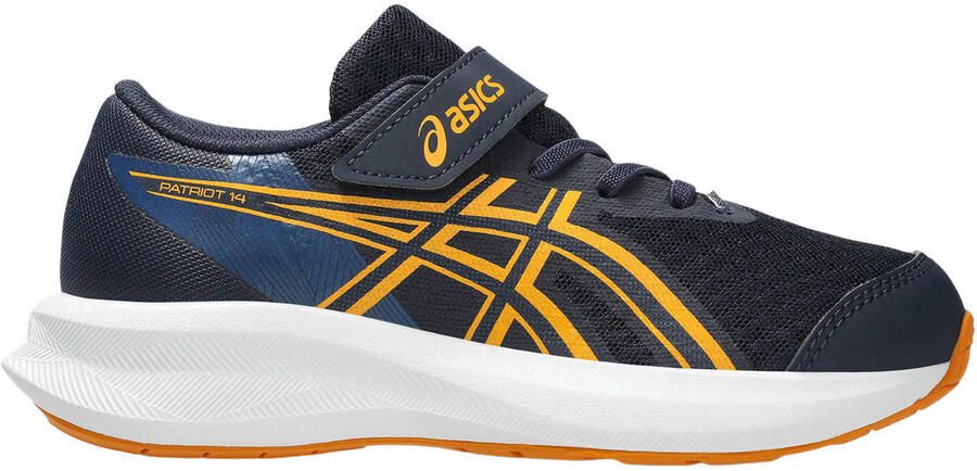 ASICS Patriot 14 hardloopschoenen donkerblauw oranje