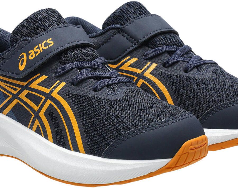 ASICS Patriot 14 hardloopschoenen donkerblauw oranje - Foto 2
