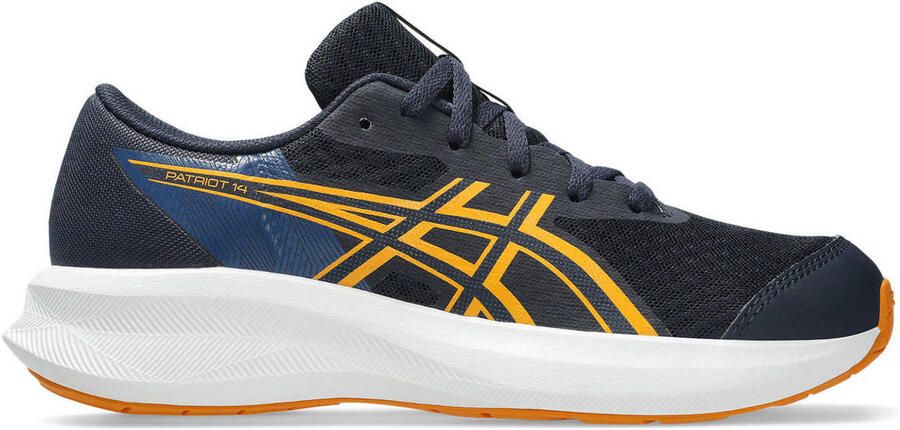 ASICS Patriot 14 hardloopschoenen donkerblauw oranje