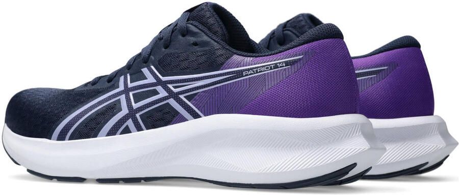 ASICS Patriot 14 hardloopschoenen donkerblauw paars - Foto 3
