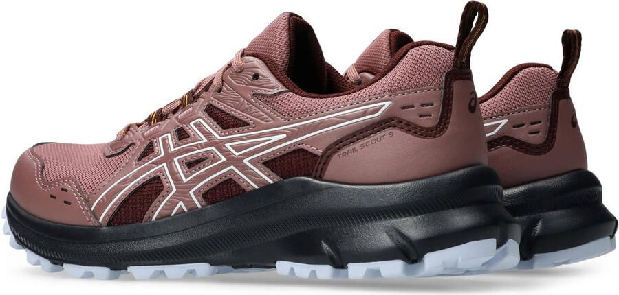 ASICS Trail Scout 3 hardloopschoenen oudroze donkerrood