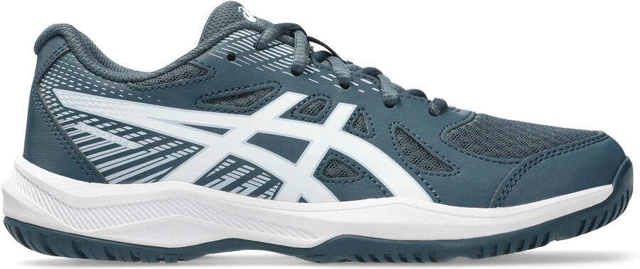 ASICS Upcourt 6 mesh sportschoenen donkerblauw wit
