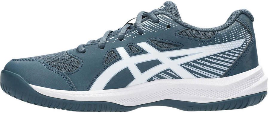 ASICS Upcourt 6 mesh sportschoenen donkerblauw wit - Foto 2