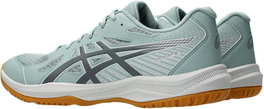 ASICS Upcourt 6 mesh sportschoenen mintgroen grijs - Foto 3