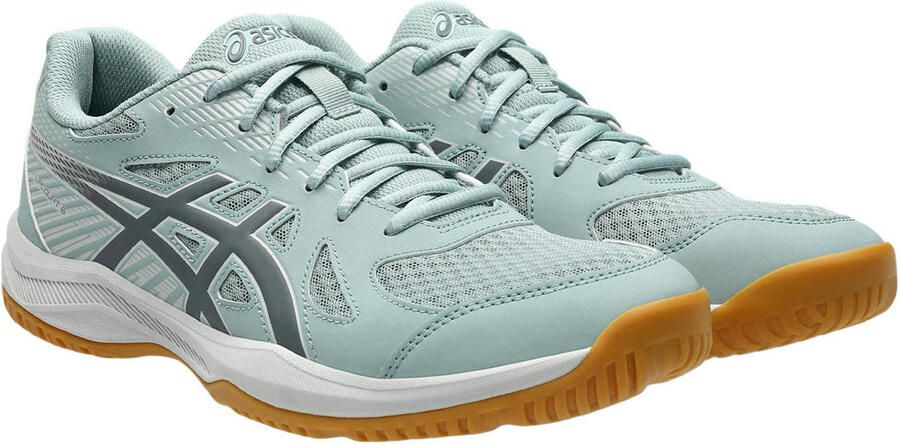 ASICS Upcourt 6 mesh sportschoenen mintgroen grijs - Foto 2
