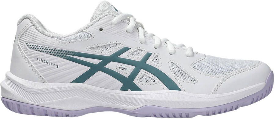 ASICS Upcourt 6 mesh sportschoenen wit grijs