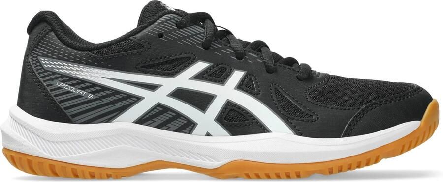 ASICS Upcourt 6 mesh sportschoenen zwart wit
