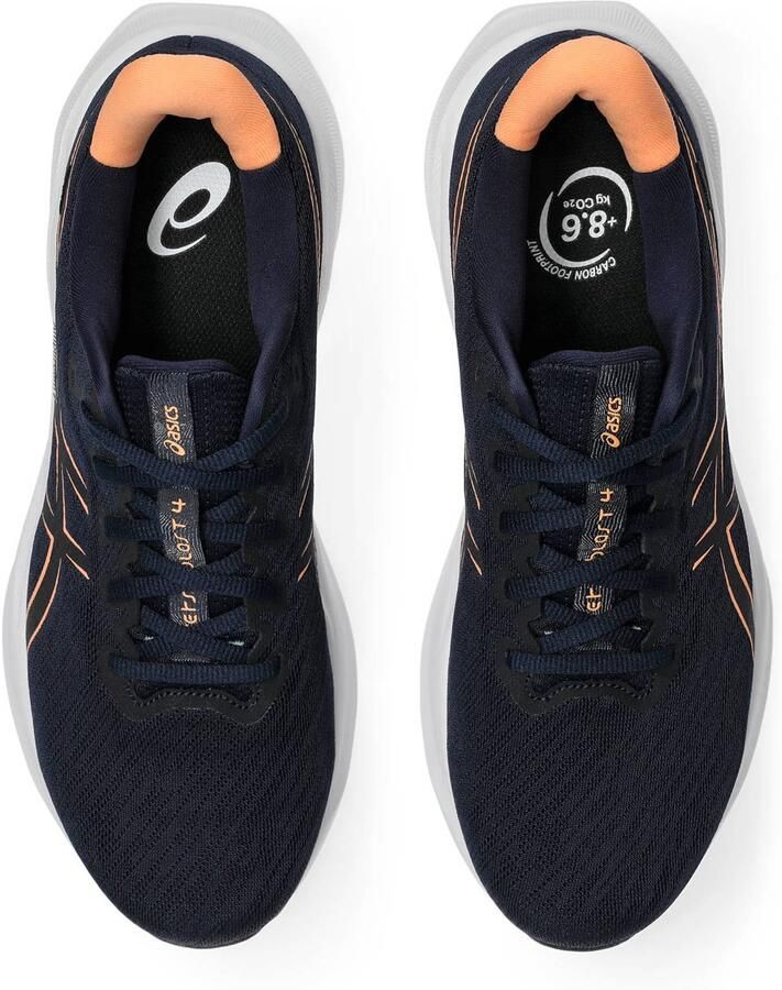 ASICS Versablast 4 hardloopschoenen donkerblauw oranje - Foto 2