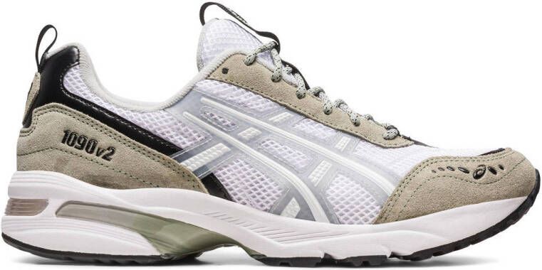 ASICS GEL-1090™ V2 suède sneakers taupe wit grijs