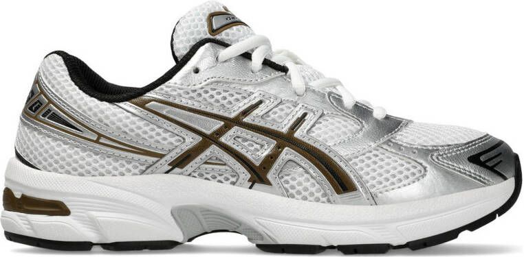 ASICS Gel-1130 GS sneakers wit zilver donkerbruin