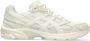 ASICS Tijger Gestreepte Mesh Sneakers Beige - Thumbnail 1