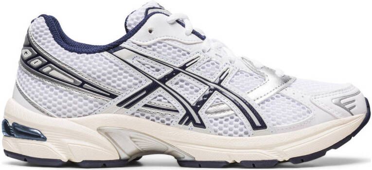 ASICS Gel-1130 sneakers wit donkerblauw