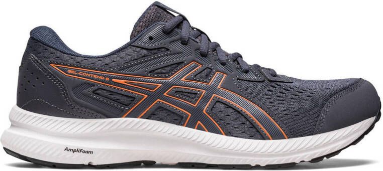 ASICS Gel-Contend 8 hardloopschoenen antraciet oranje