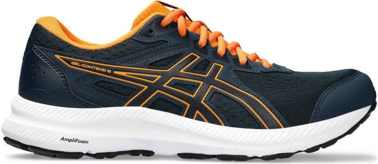 ASICS Gel-Contend 8 1011B492-407 Mannen Marineblauw Hardloopschoenen