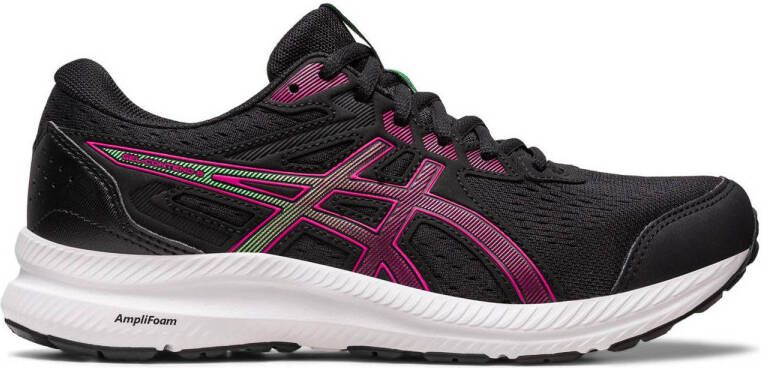 ASICS Gel-Contend 8 hardloopschoenen zwart roze