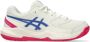 ASICS Gel-dedicate 8 tennisschoenen wit kobaltblauw fuchsia - Thumbnail 1