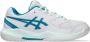 ASICS Gel-dedicate 8 tennisschoenen wit turquoise - Thumbnail 1