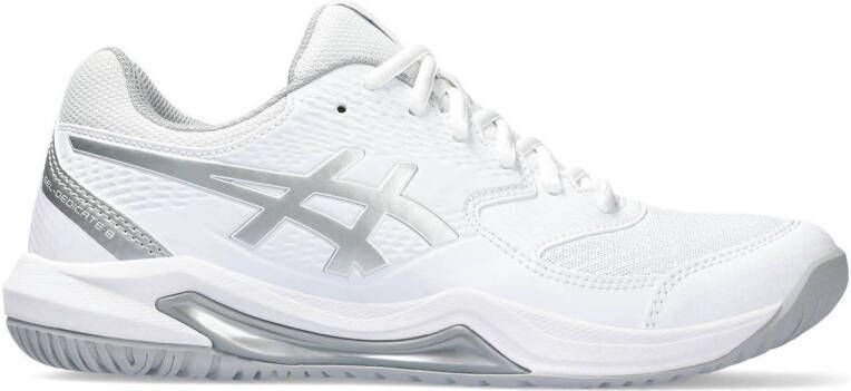 ASICS Gel-Dedicate 8 tennisschoenen wit zilvergrijs