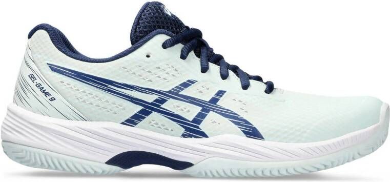 ASICS GEL GAME 9 CLAY OC tennisschoenen mintgroen donkerblauw