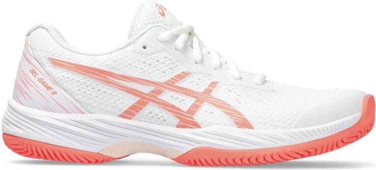 ASICS Tennisschoen Gel Game 9 Clay OC Dames Wit Oranje