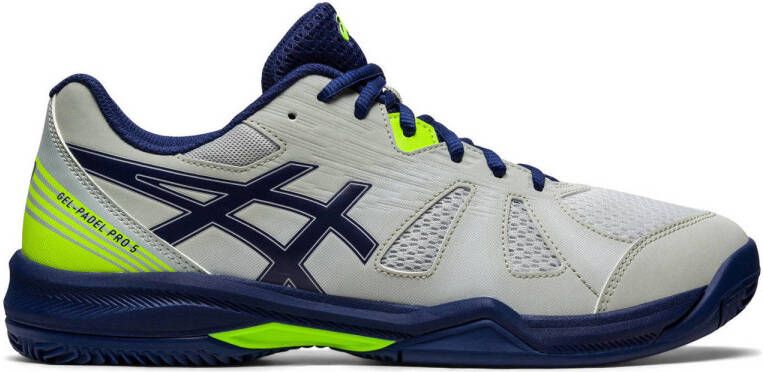 ASICS Gel-Padel Pro 5 padelschoenen beige donkerblauw groen