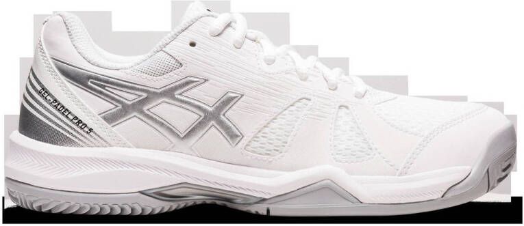 ASICS Women's White And Grey Gel Padel Pro 5 1042a200 101 Padel Shoes